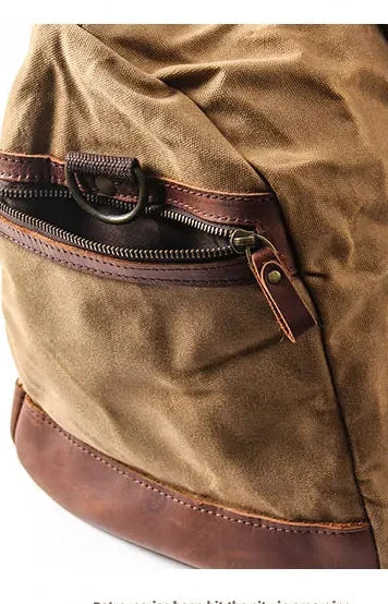 Waxed Canvas Duffle Bag