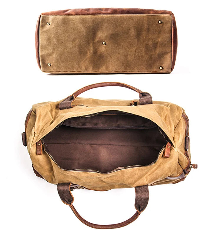 Waxed Canvas Duffle Bag