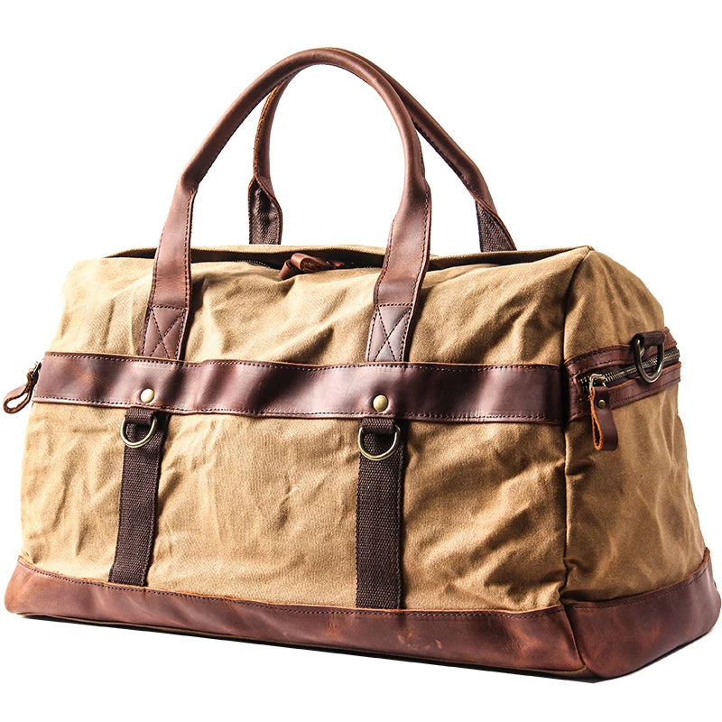 Waxed Canvas Duffle Bag